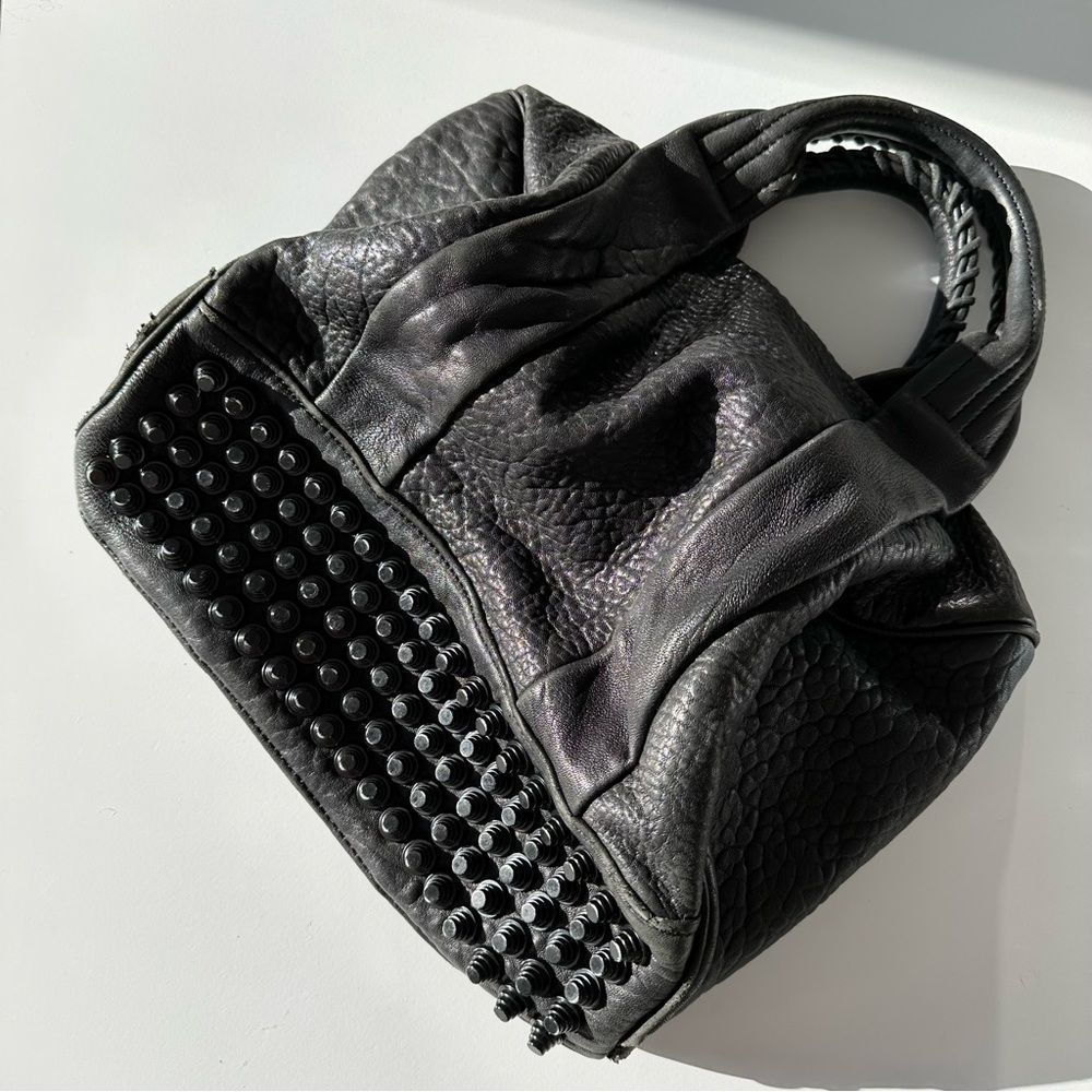 Alexander Wang RARE black studs Rocco Top Handle Satchel Bag